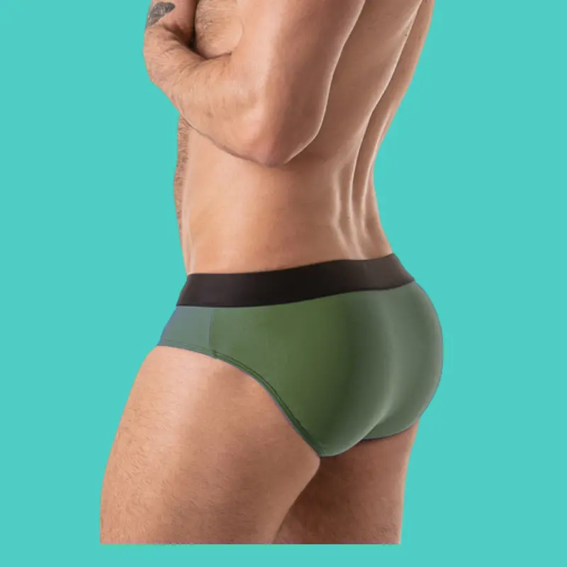 Locker Gear Pool Boy Badehose Square Cut, 4 Farben | Dark-Ink