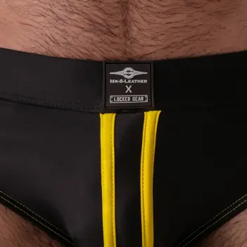 Locker Gear Pool Boy Badehose Square Cut, 4 Farben | Dark-Ink
