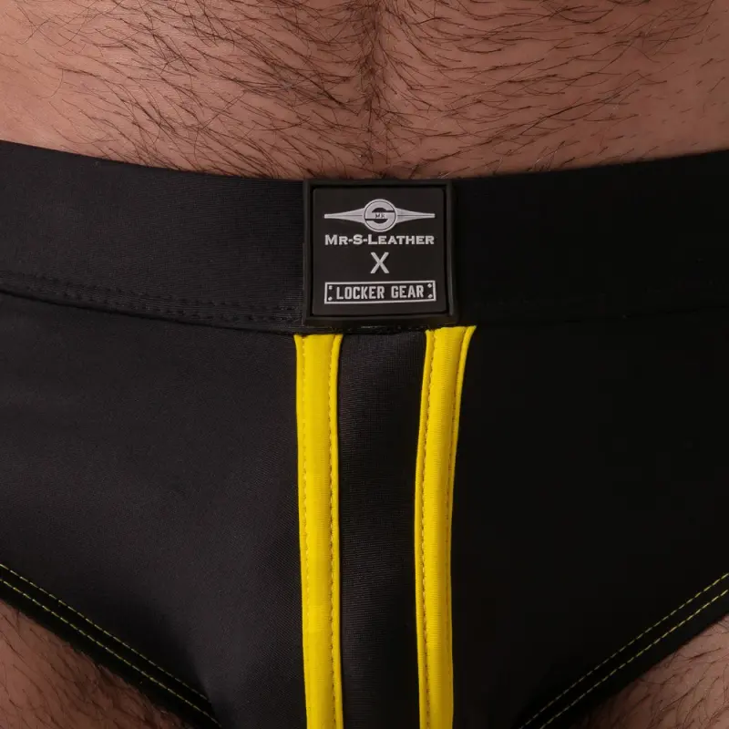 Locker Gear Pool Boy Badehose Square Cut, 4 Farben | Dark-Ink
