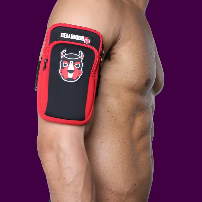 CB13 Kennel Club Stash Pack Neoprene Arm Bag | Dark-Ink