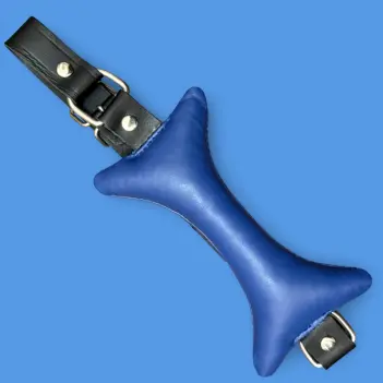 DARKLINE Doggy Bone Leather Gag, genuine cowhide puppy | Dark-Ink
