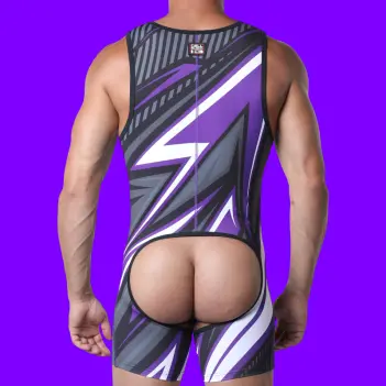 CB13 Kennel Club Lightning Pup-Play Singlet Chaps, 4 Farben | Dark-Ink