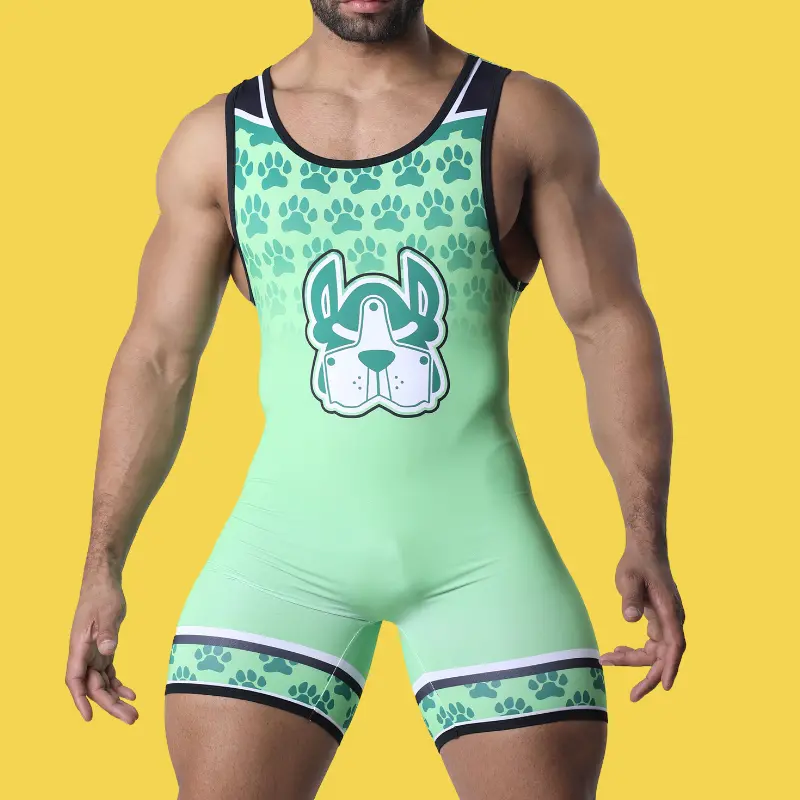 Singlet fetish Muzzle Up CB13, paneles y cremallera | Dark-Ink