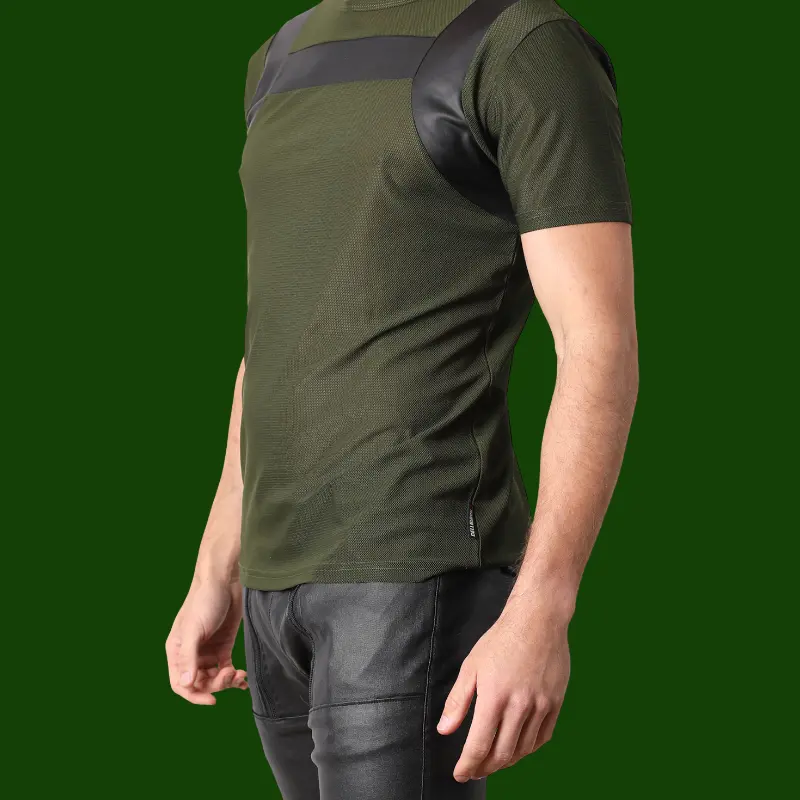 Short fetish Slick Carpenter V2 CB13, zip frontal y trasero | Dark-Ink