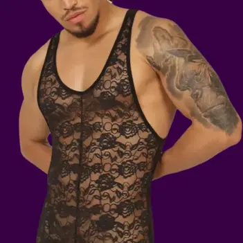 Body hombre GIGO Magnetic, pieza entera en la línea | Dark-Ink