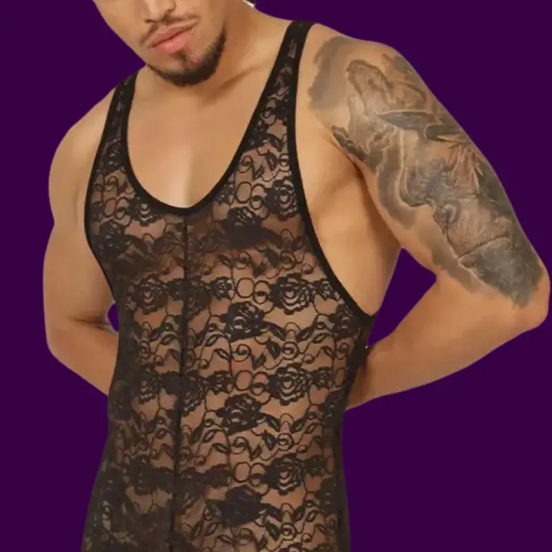 Body hombre GIGO Magnetic, pieza entera en la línea | Dark-Ink