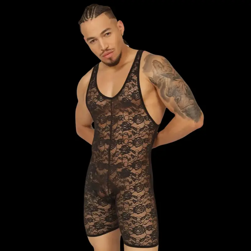 Body hombre GIGO Magnetic, pieza entera en la línea | Dark-Ink