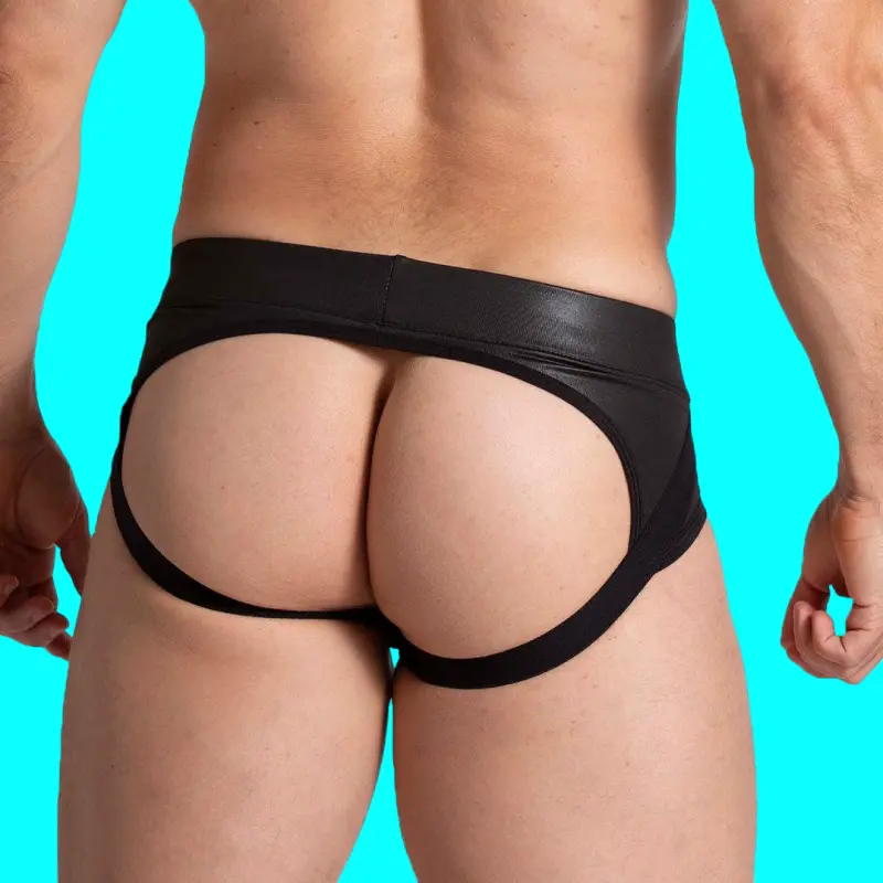 Jockstrap F Fetish GIGO, poche structurée, noir ou blanc | Dark-Ink