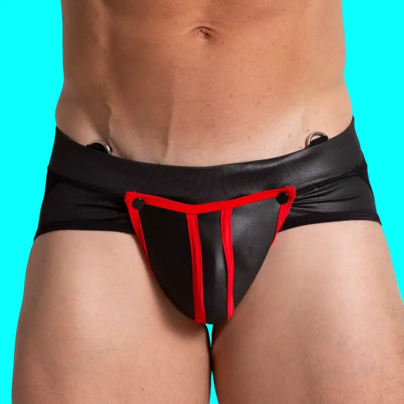 Jockstrap F Fetish GIGO, poche structurée, noir ou blanc | Dark-Ink