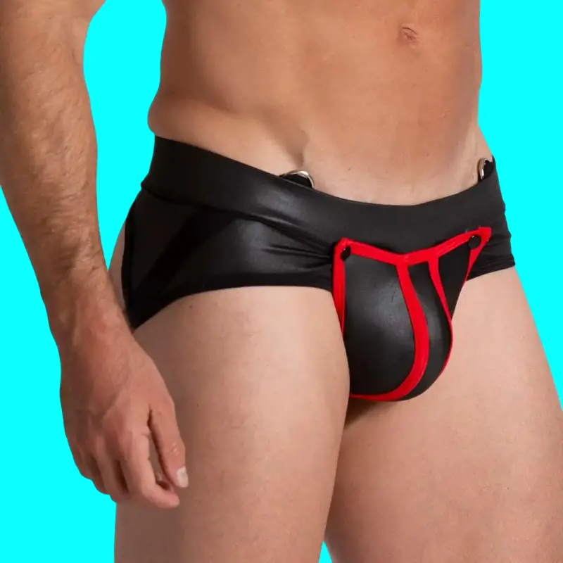 Jockstrap F Fetish GIGO, poche structurée, noir ou blanc | Dark-Ink