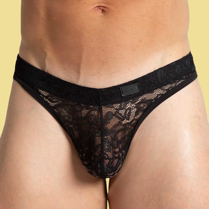 Paradise black g-string