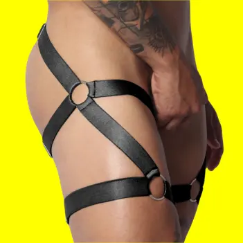 GIGO Plush Gelbert Belt, Waist Accessory Over Underwear | Dark-Ink