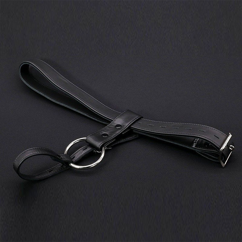 Mr S Leather Locking butt plug harness