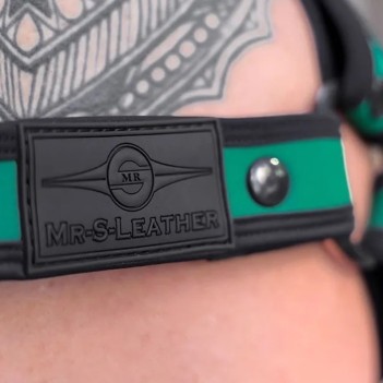 Mr S Leather Neo Bold Color Bulldog Harness Hunter