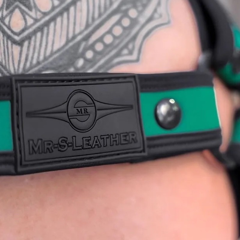 Mr S Leather Neo Bold Color Bulldog Harness Hunter