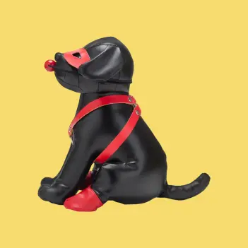 Bandit Dog Prowler RED, juguete puppy play, 4 accesorios | Dark-Ink