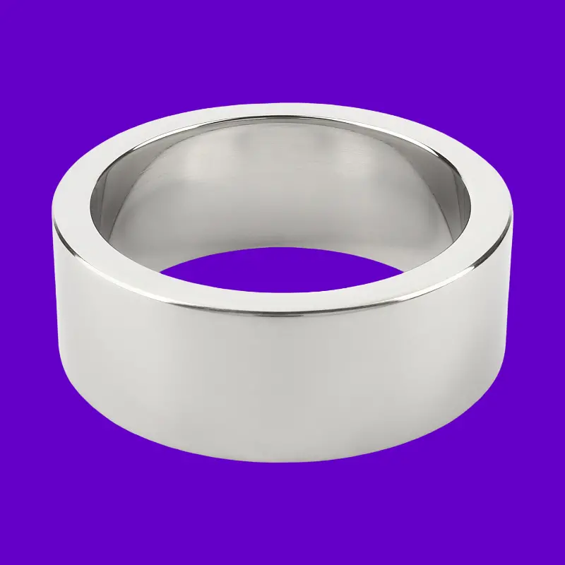 DARKLINE Mega Wide Band Cock Ring, 20 mm, mirror polish | Dark-Ink