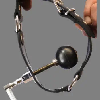 Ball gag DARKLINE Rimmer 45mm, bâillon boule bondage | Dark-Ink