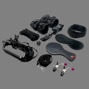 Fury black Bdsm kit (10 pcs)