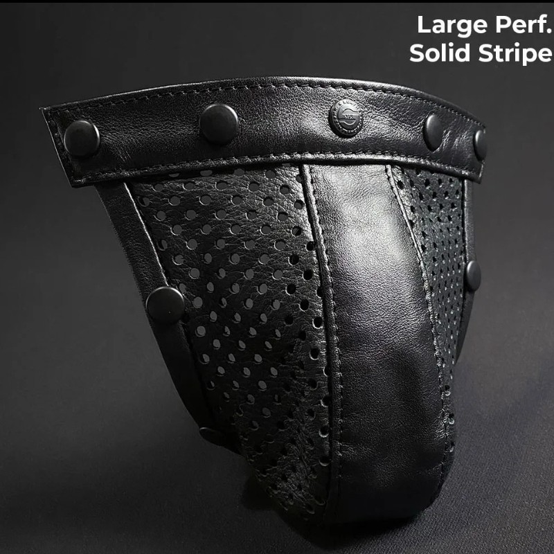 Perforated pouch Large Perf solid stripe