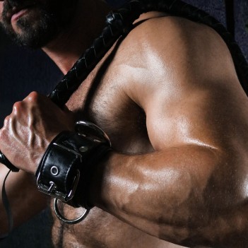 Premium Gepolsterte Handschellen – Schwarz / Schwarz