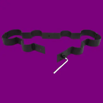Écarteur bondage DARKLINE Pïlori acier, poignets-chevilles | Dark-Ink