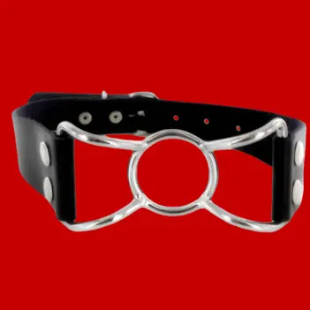 DARKLINE Spider Mouth Gag, PVC-coated steel frame, 40 mm | Dark-Ink