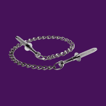 Pinza para pezones de acero