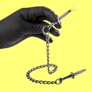 DARKLINE Nipple Grabber Nippelklemmen, Krallen Stahl | Dark-Ink