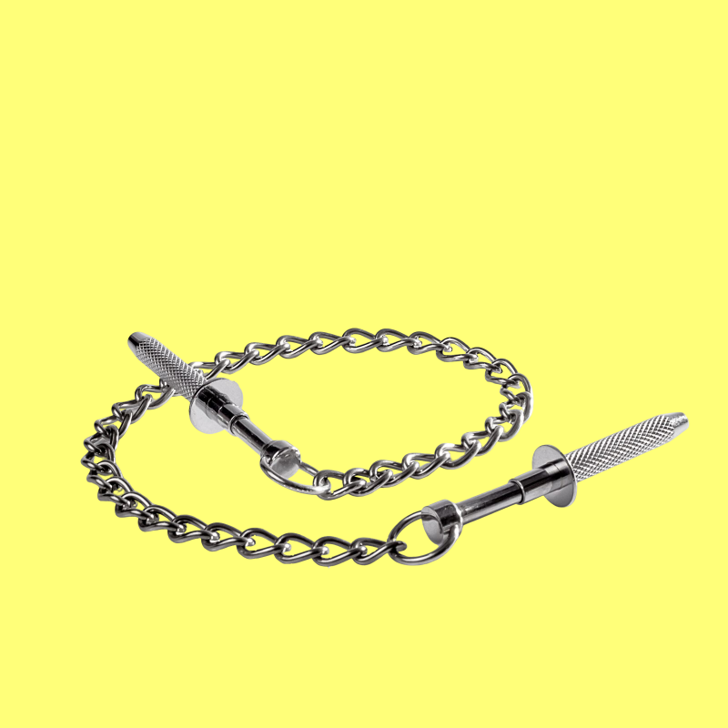 Pinza para pezones de acero