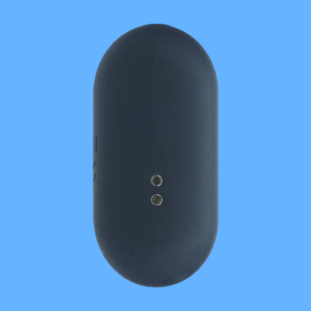 Hexagonal Vibrating Silicone Anal Plug Black