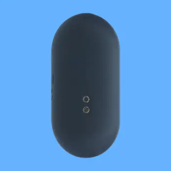 Plug anal vibrant hexagonal LEVELZ silicone noir | Dark-Ink