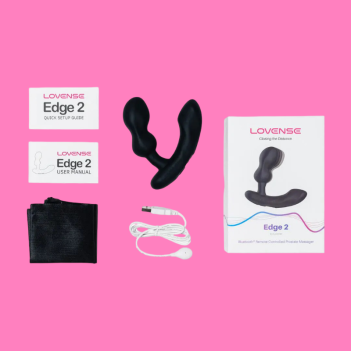 EDGE 2 LoveSense – Stimulateur prostatique connecté Double moteur