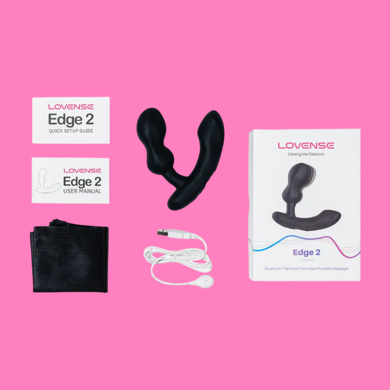 EDGE 2 LoveSense – Stimulateur prostatique connecté Double moteur