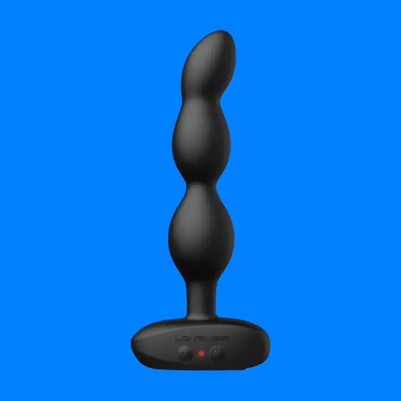 Bolas anales Lovense Ridge con rotación y vibración por app | Dark-Ink