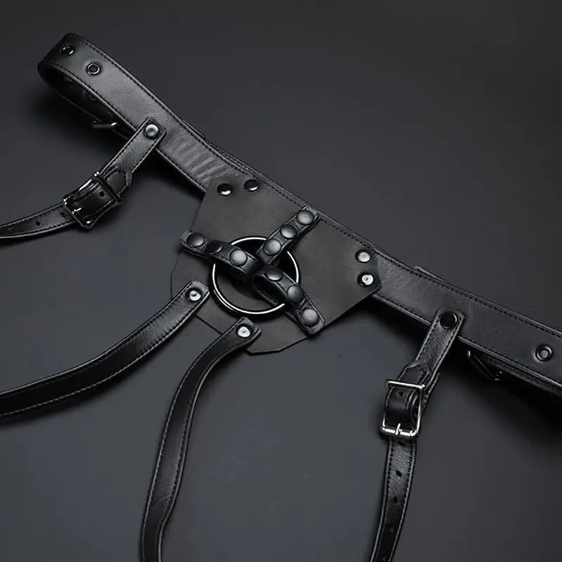 Vac-U-Lock Strap-On Harness Mr S Leather, removable plug | Dark-Ink