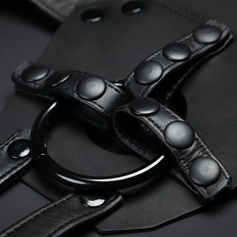 Vac-U-Lock Strap-On Harness Mr S Leather, removable plug | Dark-Ink