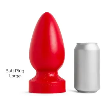 Plug anal Erotixxx Toys Medium Firm, silicona, 8 tallas | Dark-Ink