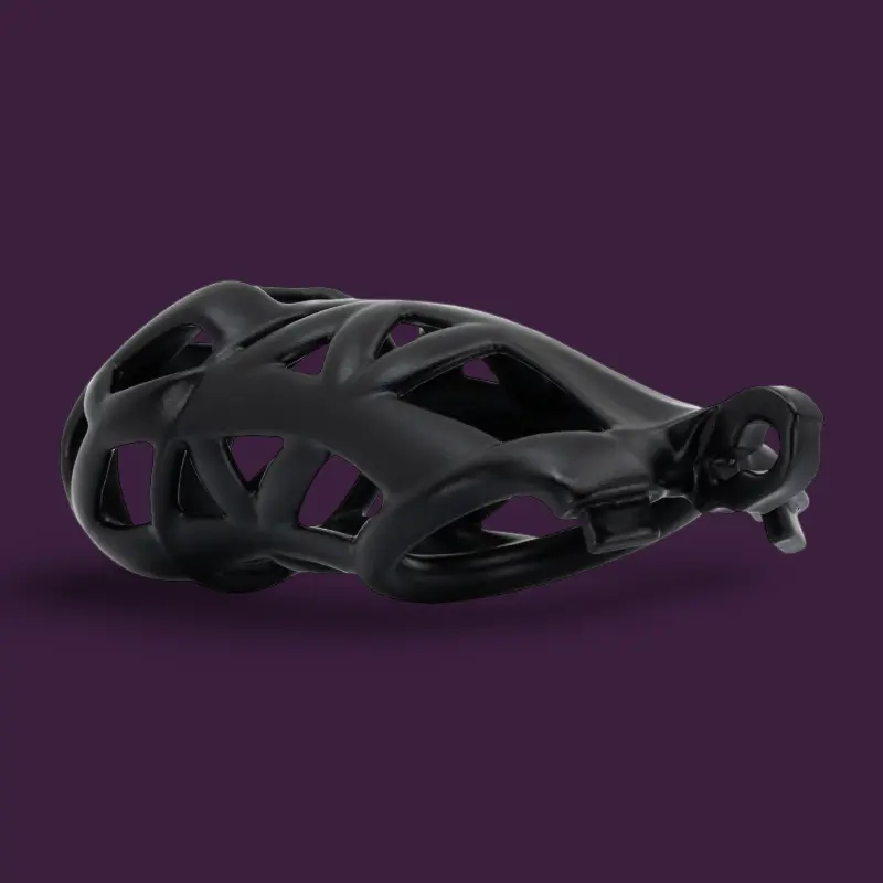 Cobra R+ Keuschheitskäfig KINK3D, offen, 12,5-14 cm | Dark-Ink