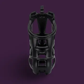 Cobra R+ Keuschheitskäfig KINK3D, offen, 12,5-14 cm | Dark-Ink