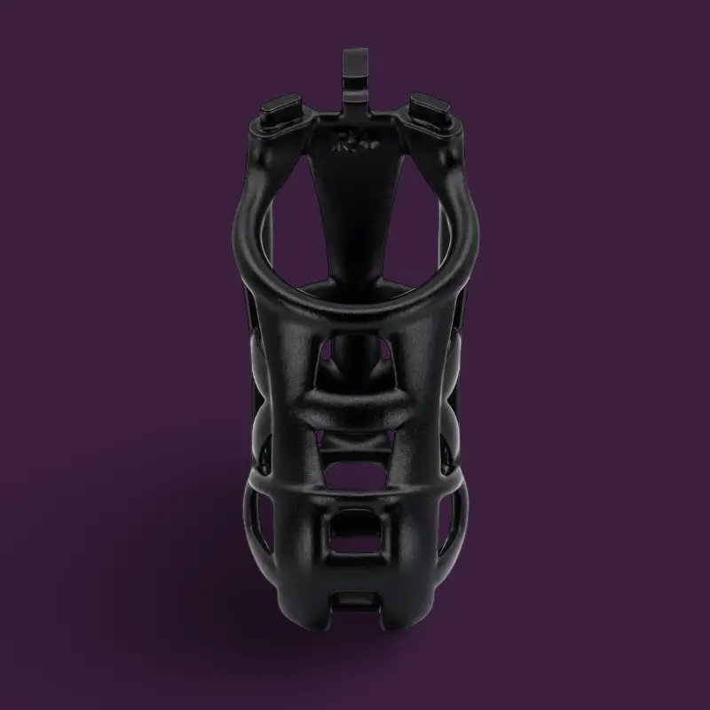 Cobra R+ Keuschheitskäfig KINK3D, offen, 12,5-14 cm | Dark-Ink