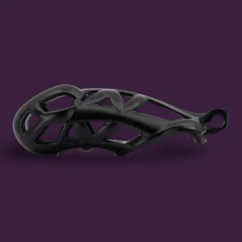 Cobra R+ Keuschheitskäfig KINK3D, offen, 12,5-14 cm | Dark-Ink