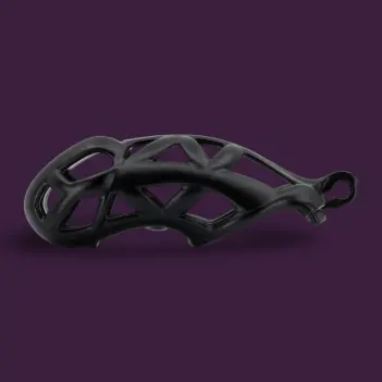KINK3D Cobra BFG Chastity Cage, largest Cobra made | Dark-Ink