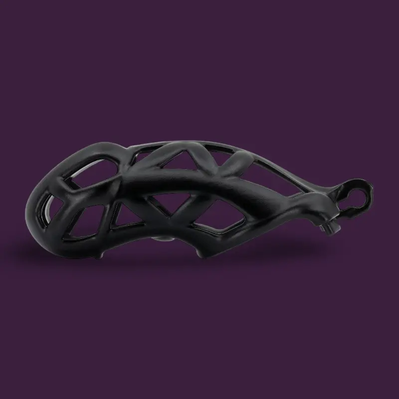 KINK3D Cobra BFG Chastity Cage, largest Cobra made | Dark-Ink