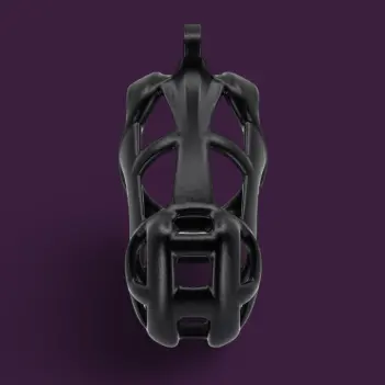 Cobra R Keuschheitskäfig KINK3D, 11-12,5 cm | Dark-Ink