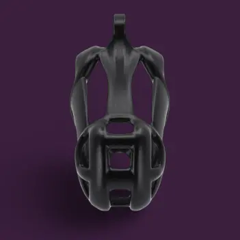KINK3D Cobra S+ Chastity Cage, Standard or Wide only | Dark-Ink