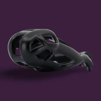 KINK3D Cobra S+ Chastity Cage, Standard or Wide only | Dark-Ink