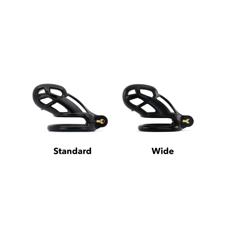 KINK3D Cobra S+ Chastity Cage, Standard or Wide only | Dark-Ink