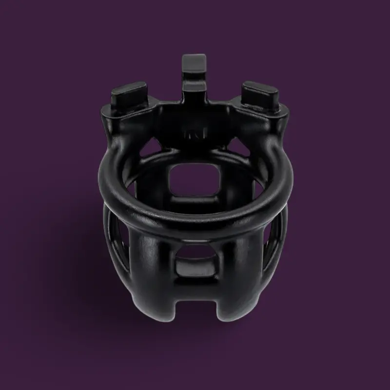KINK3D Cobra N Narrow Chastity Cage, slim-fit patented | Dark-Ink