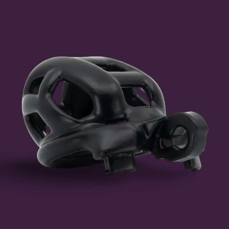 Jaula de castidad Cobra N Narrow KINK3D, corte fino | Dark-Ink